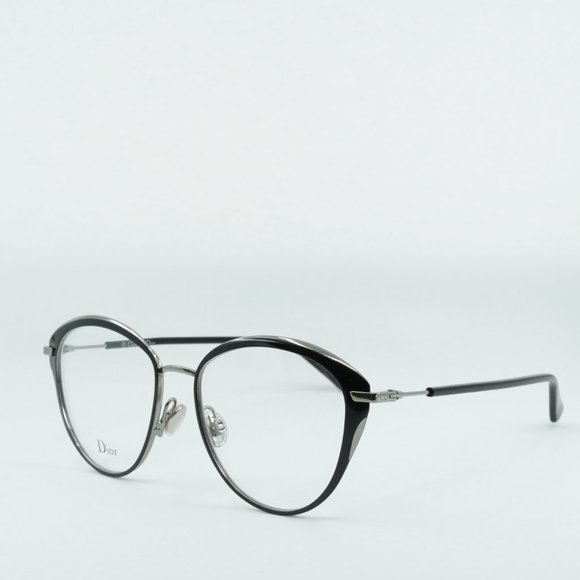 💯NEW DIOR DIORESSENCE20 284 BLACK RUTHENIUM EYEGLASSES - Picture 2 of 6